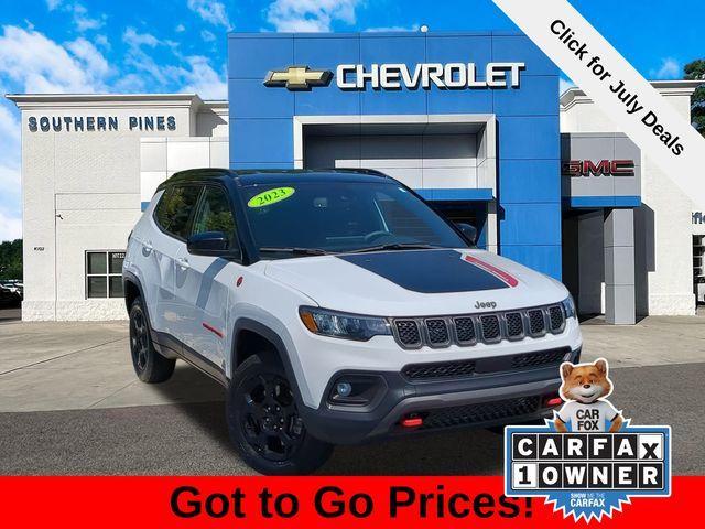 used 2023 Jeep Compass car, priced at $28,590