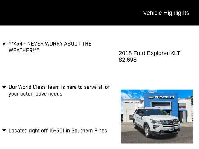 used 2018 Ford Explorer car, priced at $18,475