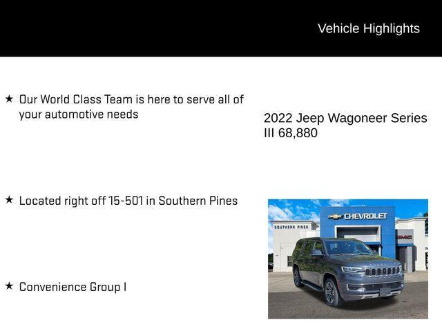 used 2022 Jeep Wagoneer car, priced at $40,148