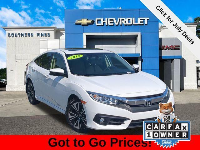 used 2018 Honda Civic car, priced at $17,363