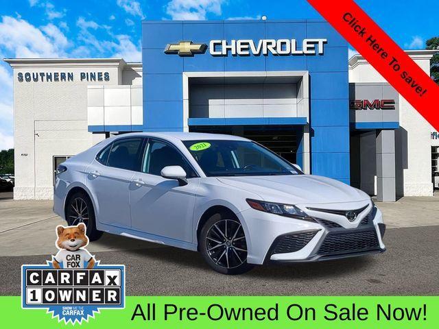 used 2021 Toyota Camry car, priced at $21,664