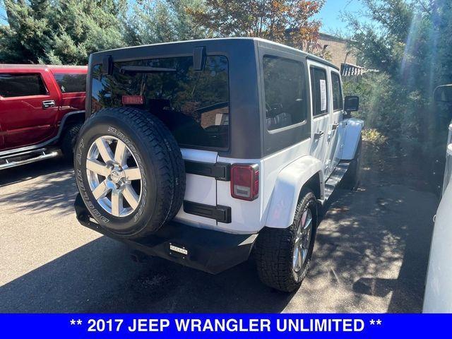 used 2017 Jeep Wrangler Unlimited car, priced at $25,351