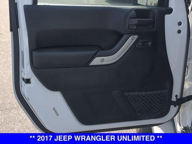 used 2017 Jeep Wrangler Unlimited car, priced at $23,078