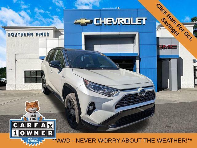 used 2019 Toyota RAV4 Hybrid car, priced at $27,638