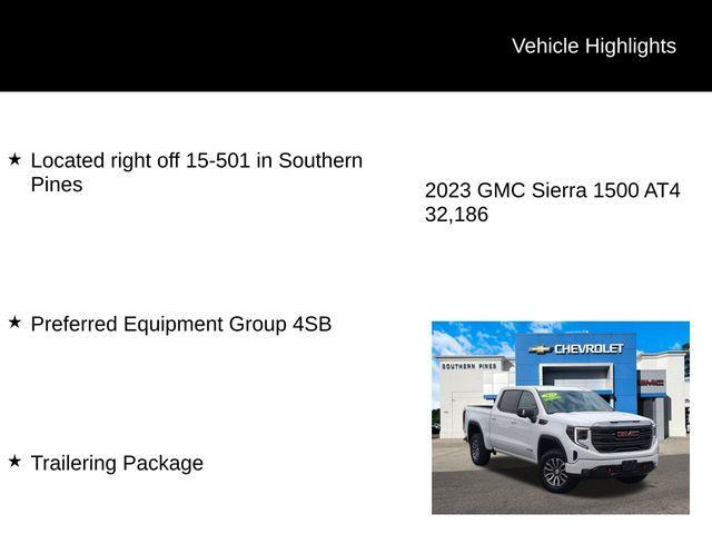 used 2023 GMC Sierra 1500 car, priced at $55,750