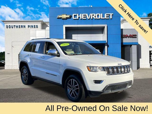 used 2021 Jeep Grand Cherokee car, priced at $22,487