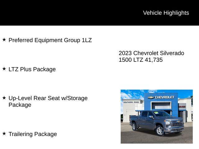 used 2023 Chevrolet Silverado 1500 car, priced at $43,590