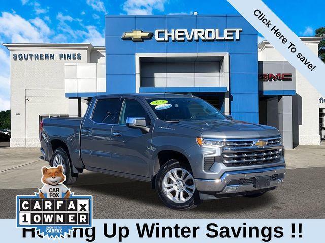 used 2023 Chevrolet Silverado 1500 car, priced at $43,590