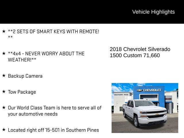used 2018 Chevrolet Silverado 1500 car, priced at $26,780