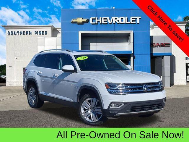 used 2019 Volkswagen Atlas car, priced at $24,542