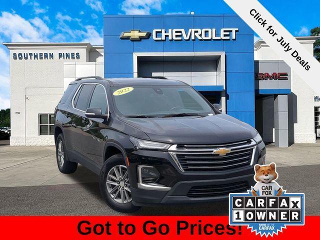 used 2022 Chevrolet Traverse car, priced at $25,591