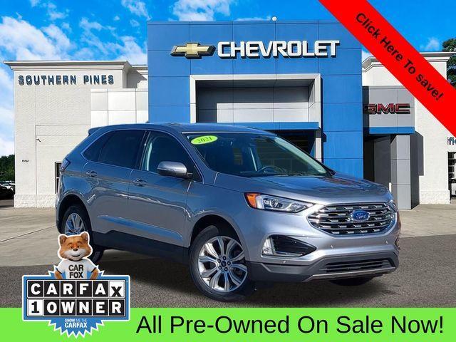 used 2021 Ford Edge car, priced at $23,190