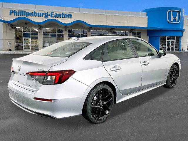 new 2025 Honda Civic Hybrid car, priced at $30,100