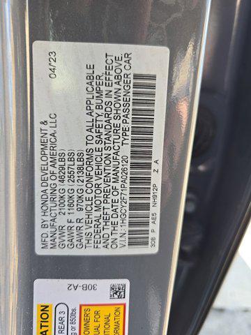 used 2023 Honda Accord Hybrid car, priced at $29,999