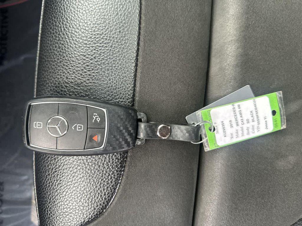 used 2019 Mercedes-Benz AMG C 43 car, priced at $31,499
