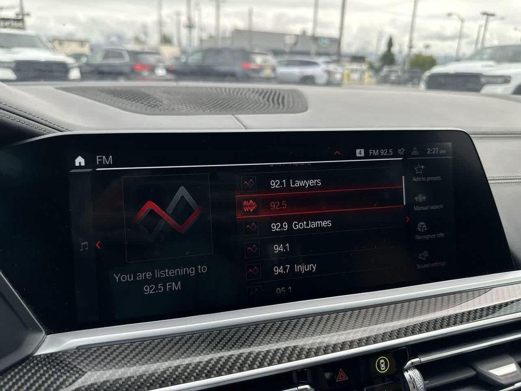 used 2022 BMW X5 M car, priced at $74,999