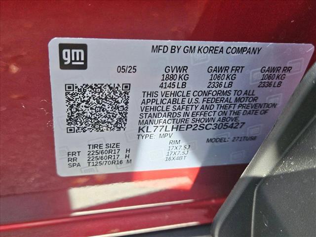 new 2025 Chevrolet Trax car, priced at $22,671