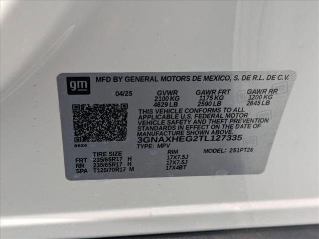 new 2026 Chevrolet Equinox car, priced at $29,108