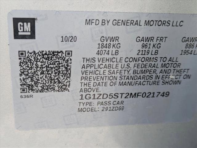 used 2021 Chevrolet Malibu car, priced at $17,995