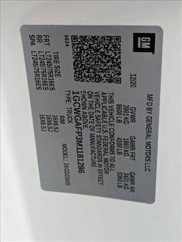 used 2021 Chevrolet Express 2500 car, priced at $18,498