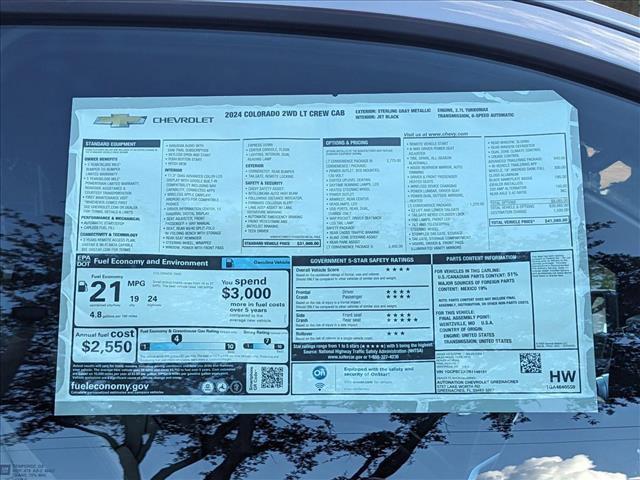 new 2024 Chevrolet Colorado car, priced at $41,580