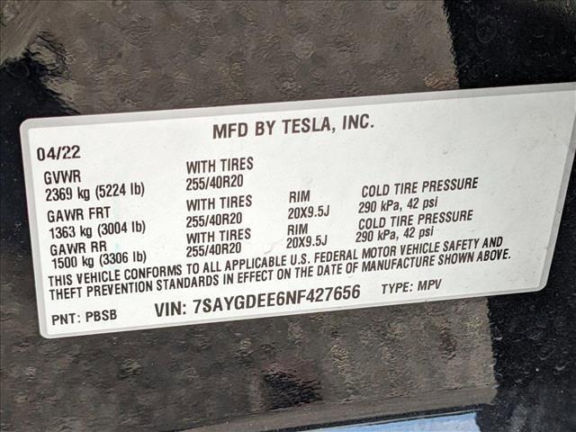 used 2022 Tesla Model Y car, priced at $24,198