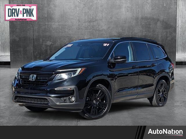 used 2021 Honda Pilot car, priced at $21,498