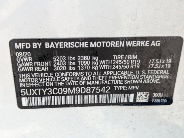 used 2021 BMW X3 car, priced at $24,498