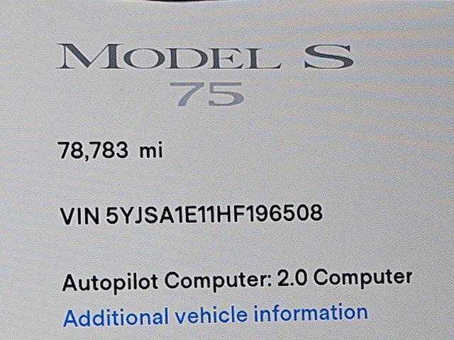 used 2017 Tesla Model S car, priced at $17,998