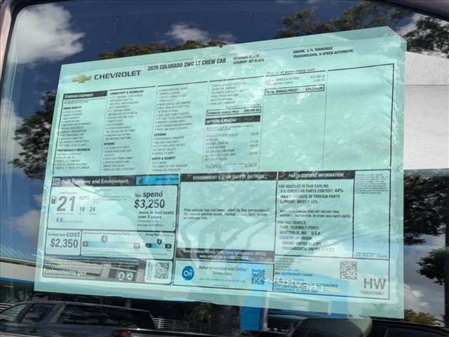 new 2026 Chevrolet Colorado car, priced at $35,684