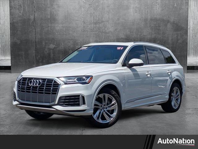 used 2021 Audi Q7 car, priced at $24,998