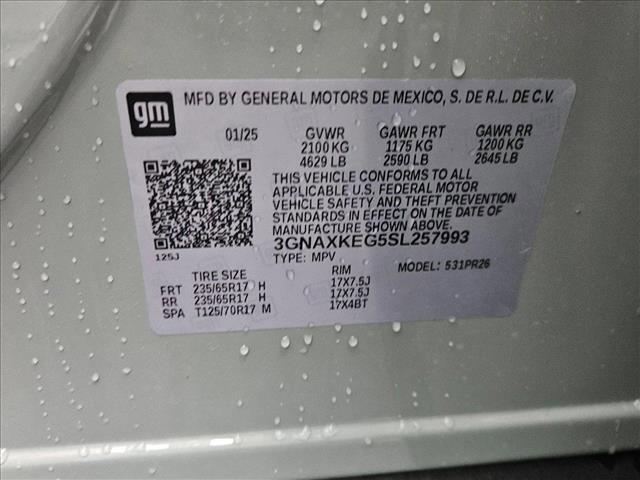 new 2025 Chevrolet Equinox car, priced at $29,640