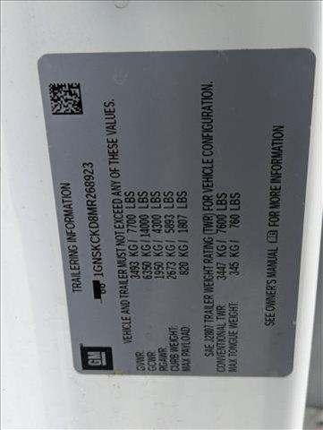 used 2021 Chevrolet Suburban car, priced at $34,198