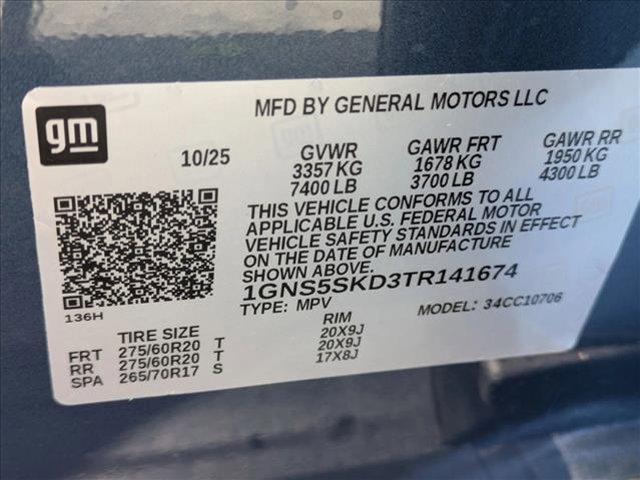 new 2026 Chevrolet Tahoe car, priced at $80,560