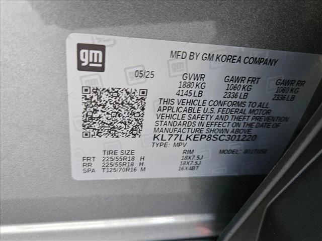 new 2025 Chevrolet Trax car, priced at $23,889