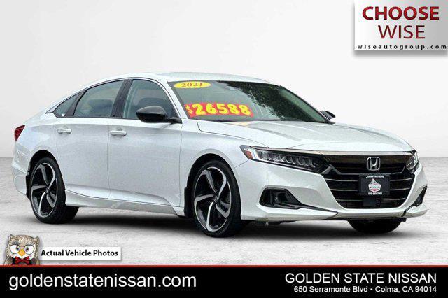 used 2021 Honda Accord car, priced at $23,900