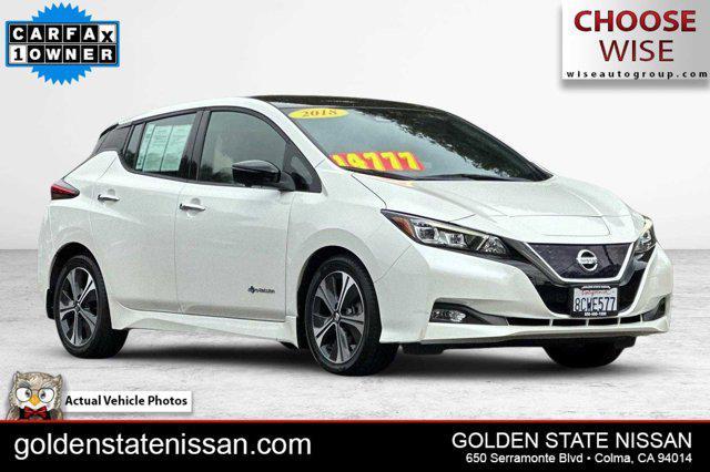 used 2018 Nissan Leaf car, priced at $11,354