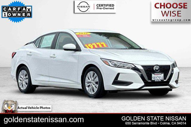 used 2021 Nissan Sentra car, priced at $19,800