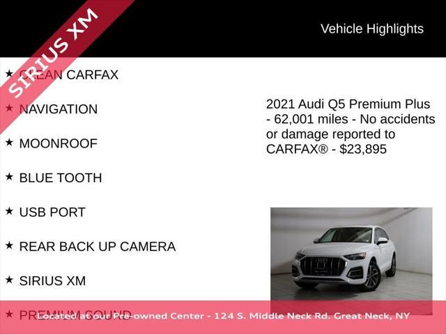 used 2021 Audi Q5 car, priced at $23,895