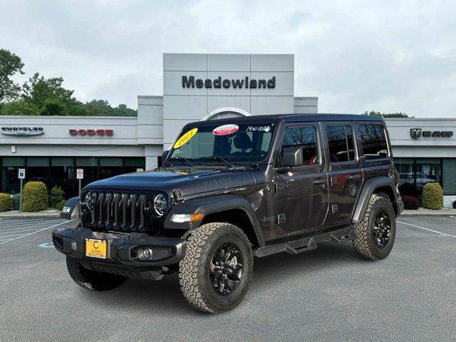 used 2021 Jeep Wrangler Unlimited car, priced at $27,998