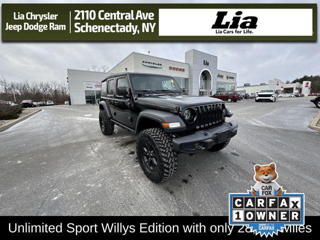 used 2020 Jeep Wrangler Unlimited car, priced at $30,569