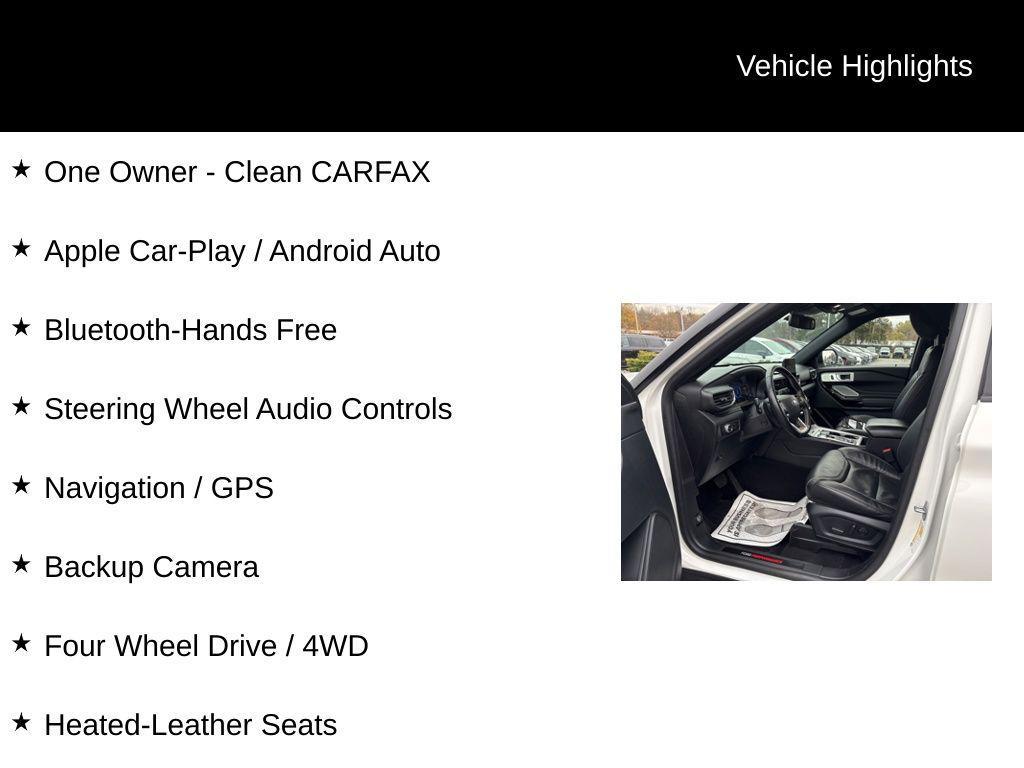 used 2021 Ford Explorer car, priced at $31,250