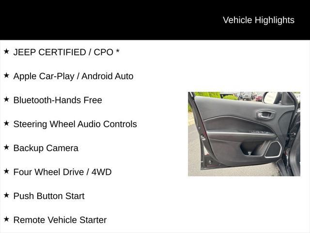 used 2021 Jeep Compass car, priced at $17,872