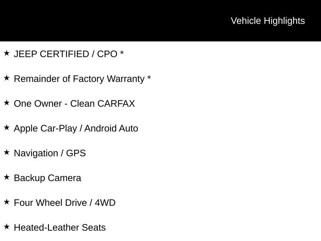 used 2023 Jeep Grand Cherokee L car, priced at $32,500