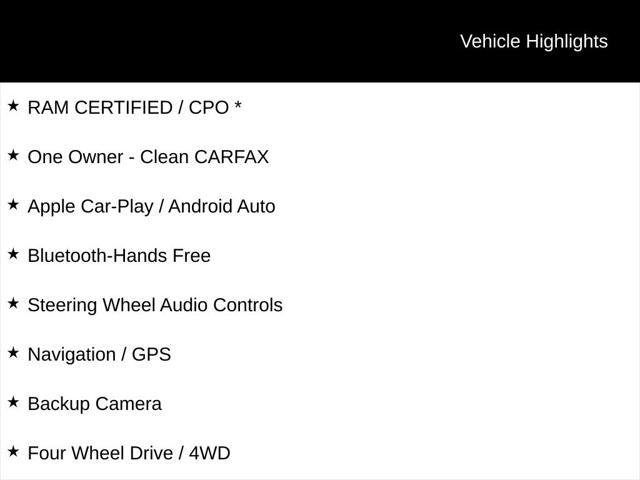 used 2025 Ram 1500 car, priced at $45,877
