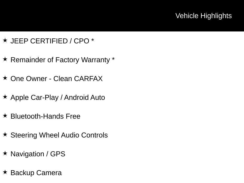 used 2022 Jeep Grand Cherokee L car, priced at $32,000