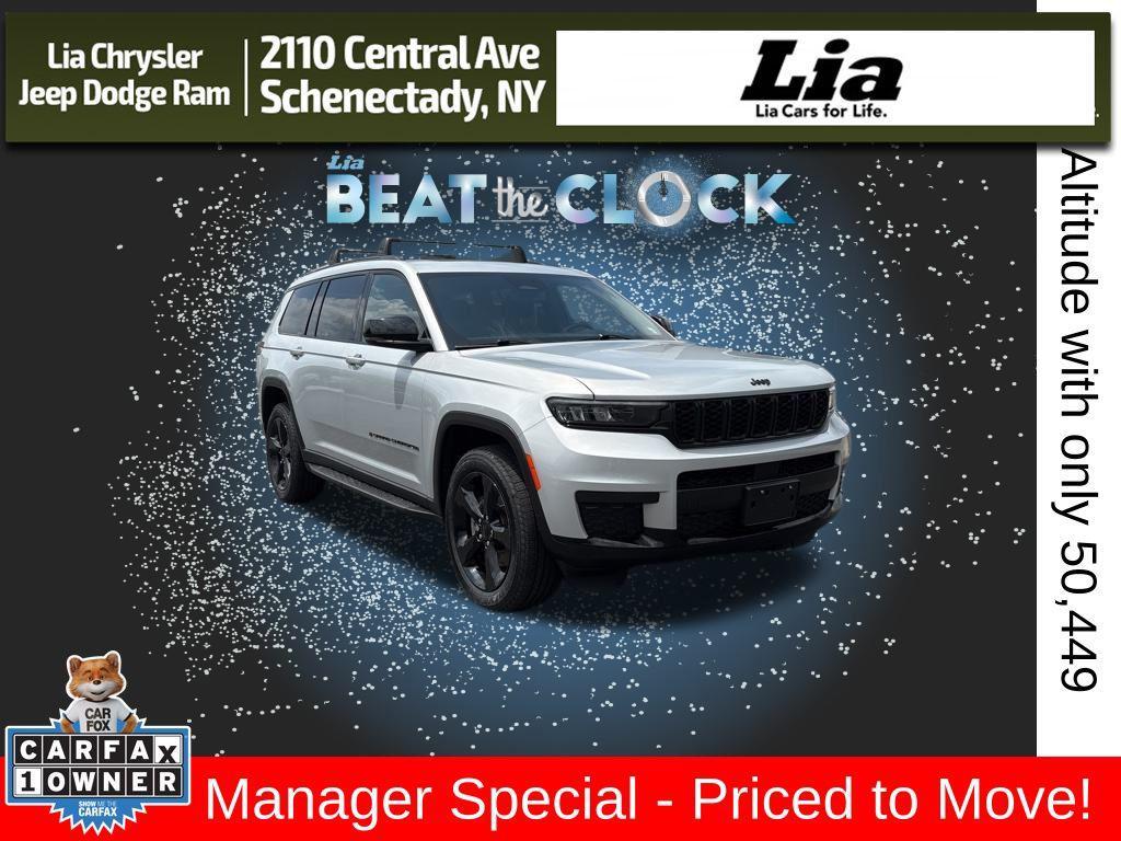 used 2022 Jeep Grand Cherokee L car, priced at $28,500