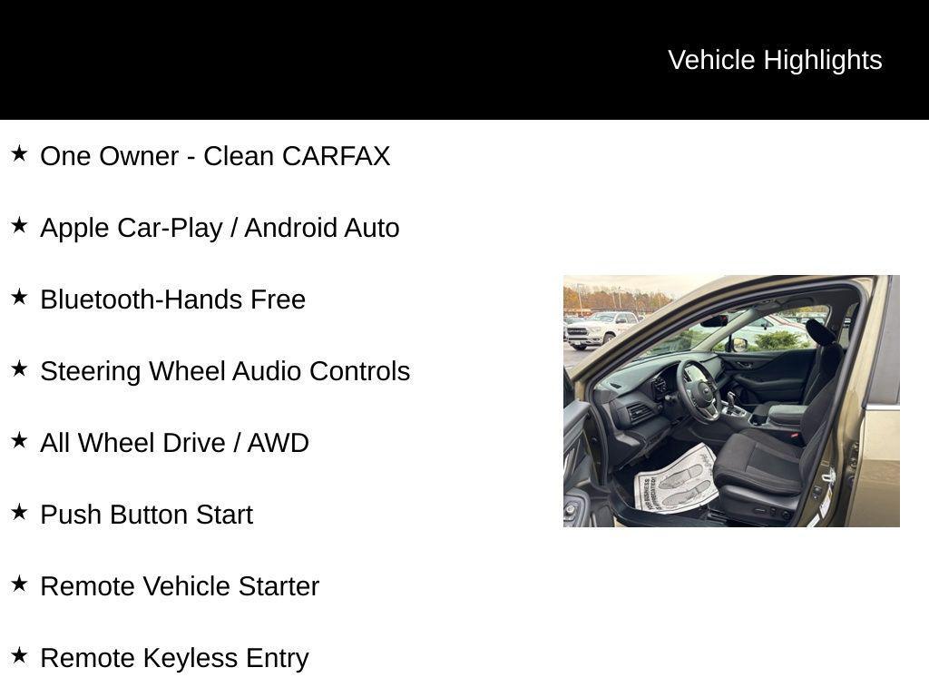 used 2022 Subaru Outback car, priced at $24,300