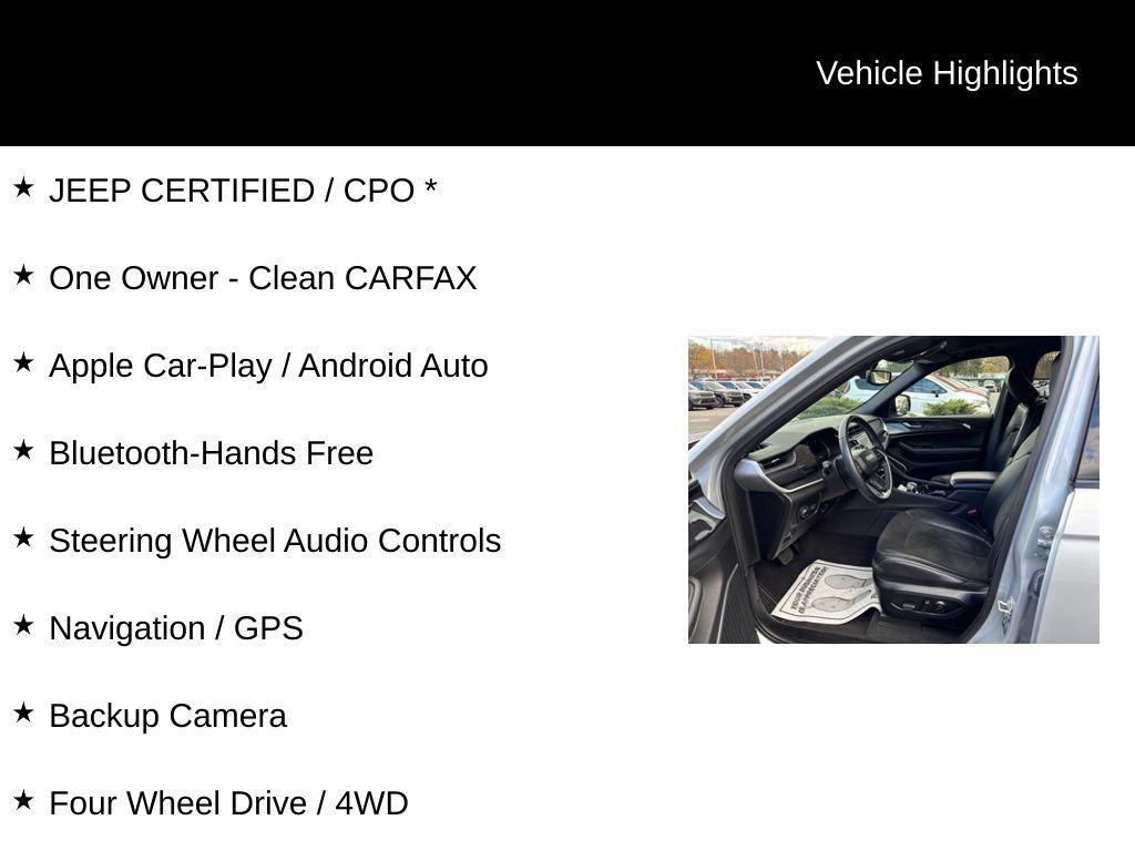 used 2021 Jeep Grand Cherokee L car, priced at $26,750