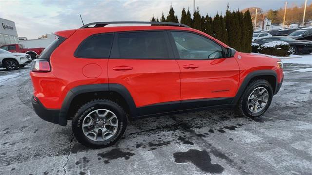 used 2021 Jeep Cherokee car, priced at $25,366